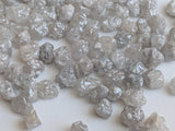 4-6mm Grey White Raw Rough Loose Jewelry for Diamonds (5 Cts To 10 cts Options)