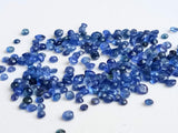 1-2.5mm Blue Sapphire Cut Stones,Faceted Round For Jewelry (1Ct To 5Ct)-APH37