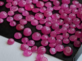 3.5-4.5mm Ruby Round Cut Stones, Natural Loose Ruby Gems, Faceted Ruby Round Cut