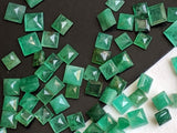 3-4mm Emerald Princess Cut Stones, Natural Emerald Princess Cut Gemstones