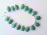 10x16 mm Amazonite Plain Pear Beads, Natural Amazonite Huge Smooth Pear Beads