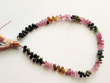 3x4mm - 3x5mm Multi Tourmaline Faceted Tear Drop Beads, Natural Multi Tourmaline