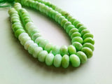 8-8.5mm Green Opal Faceted Rondelle Beads, Green Opal Faceted Beads, Green Opal