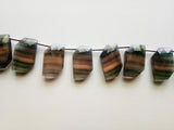 12x20 mm Multi Fluorite Faceted Fancy Shape Bead, Natural Multi Fluorite Faceted