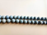 8-9mm Blue Opal Plain Round Bead, Natural Blue Opal Plain Round Balls, Blue Opal