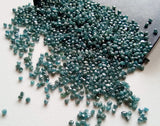 2mm Raw Blue Loose Rough Rondelle Diamond for Jewelry (1 Cts to 5 Cts Options)