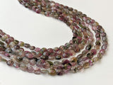 5.5-7mm Multi Tourmaline Faceted Oval Bead Natural Multi Tourmaline Stone Multi