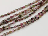 5.5-7mm Multi Tourmaline Faceted Oval Bead Natural Multi Tourmaline Stone Multi