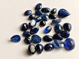 5x6mm - 6x8mm Blue Sapphire Cut Stone, Natural Sapphire Mix Shape Cut Stones
