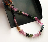 3x4mm - 3x5mm Multi Tourmaline Faceted Tear Drop Beads, Natural Multi Tourmaline