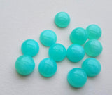 8.5mm Blue Opal Cabochons, Blue Opal Plain Round Flat Back Cabochons