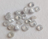 1mm White Brilliant Cut Polished Round White Solitaire Diamonds (20Pc To 100Pc)