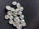 1mm White Brilliant Cut Polished Round White Solitaire Diamonds (20Pc To 100Pc)