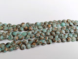 8.5 mm Mojave Amazonite Copper Turquoise Faceted Hearts, Copper Turquoise Fancy