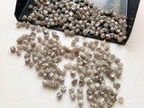 2.5-3mm Raw Light Champagne Diamonds for Jewelry (5 Cts To 10 Cts Options)