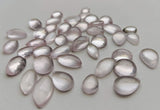 9-15mm Rose Quartz Cabochons, Natural Plain Mix Shape Rose Quartz Flat Back