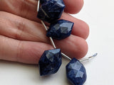 12x18 mm Sodalite Faceted Fancy Hexagon Beads, Natural Sodalite Long Hexagon