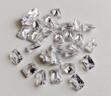 3x5mm White Cubic Zirconia Emerald Cut, White Cz for Jewelry Setting