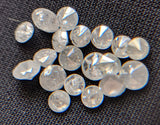 1mm White Brilliant Cut Polished Round White Solitaire Diamonds (20Pc To 100Pc)