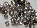 1mm Salt And Pepper Solitaire Brilliant Diamond For Jewelry (20 To 100 Pcs)