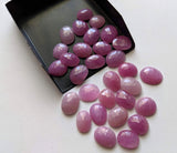 13-15mm Pink Sapphire Rose Cut Cabochons, Pink Sapphire Free Form Shape Faceted