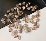 3-5mm Clear Brown Rough Diamond Perfect for Bezel &Prong Setting (1 Ct To 2 Cts)