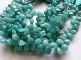 6x8 mm Amazonite Faceted Pear Beads, Amazonite Beads, Faceted Pear Briolette