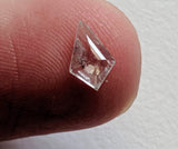 4.7x7.2mm Clear Kite Diamond, 0.50Cts Rose Cut Shield Flat Back Diamond for Ring