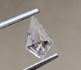 4.7x7.2mm Clear Kite Diamond, 0.50Cts Rose Cut Shield Flat Back Diamond for Ring