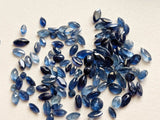2-5mm Blue Sapphire Cut Stone, Natural Sapphire Mix Shape Cut Stones