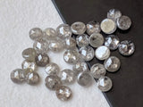 1.5-2mm Salt And Pepper Rose Cut Diamond Nats Diamond For Jewelry (5Pc To 10Pc)