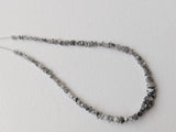 1.5-3.5mm Salt And Pepper Rough Diamond Beads Raw Uncut Diamond Beads