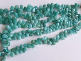 6x8 mm Amazonite Faceted Pear Beads, Amazonite Beads, Faceted Pear Briolette