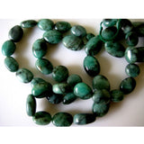 10-12mm Emerald Plain Oval Nuggets, Emerald Tumbles, Emerald Nuggets For Jewelry