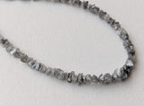 1.5-3.5mm Salt And Pepper Rough Diamond Beads Raw Uncut Diamond Beads
