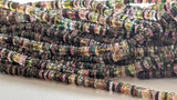 5-5.5 mm Multi Tourmaline Beads, Multi Tourmaline Faceted Spacer Beads