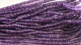 5-7 mm Amethyst Beads, Amethyst Faceted Spacer Beads, Amethyst Tyre Beads