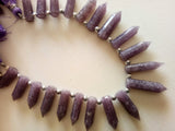 7x15 mm-7x27 mm Lapdolite Faceted Pencil Beads, Natural Lapdolite Fancy Pencil