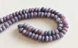 8-8.5 mm Lavender Opal Plain Rondelle Beads, Lavender Opal Beads, Lavender Beads