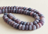 8-8.5 mm Lavender Opal Plain Rondelle Beads, Lavender Opal Beads, Lavender Beads