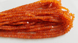 4-4.5 mm Carnelian Plain Box Beads, Natural Carnelian Cube Beads, Carnelian