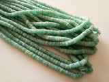 6-7 mm Amazonite Beads, Amazonite Faceted Spacer Beads, Amazonite Tyre Beads