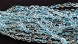 10-12 mm Blue Topaz Beads, Natural Blue Topaz Plain Free Form Shape Tumble Beads