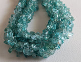 4-7 mm Apatite Rough Chips, Apatite Beaded Rope, Natural Apatite Chips, Apatite