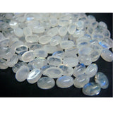 4x6mm Rainbow Moonstone Cabochon Lot, Oval Calibrated Rainbow Moonstone