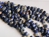 13 mm Sodalite Faceted Oval Beads, Natural Sodalite Beads, Fancy Sodalite Oval