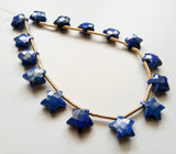 10 mm Lapis Lazuli Faceted Star Beads, Lapis Lazuli Star Shape Bead, Fancy