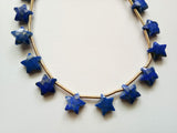 10 mm Lapis Lazuli Faceted Star Beads, Lapis Lazuli Star Shape Bead, Fancy