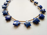 10 mm Lapis Lazuli Faceted Star Beads, Lapis Lazuli Star Shape Bead, Fancy