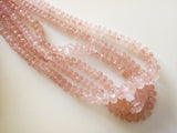 7-9mm Morganite Melon Beads, Morganite Carved Melon Beads, Natural Morganite